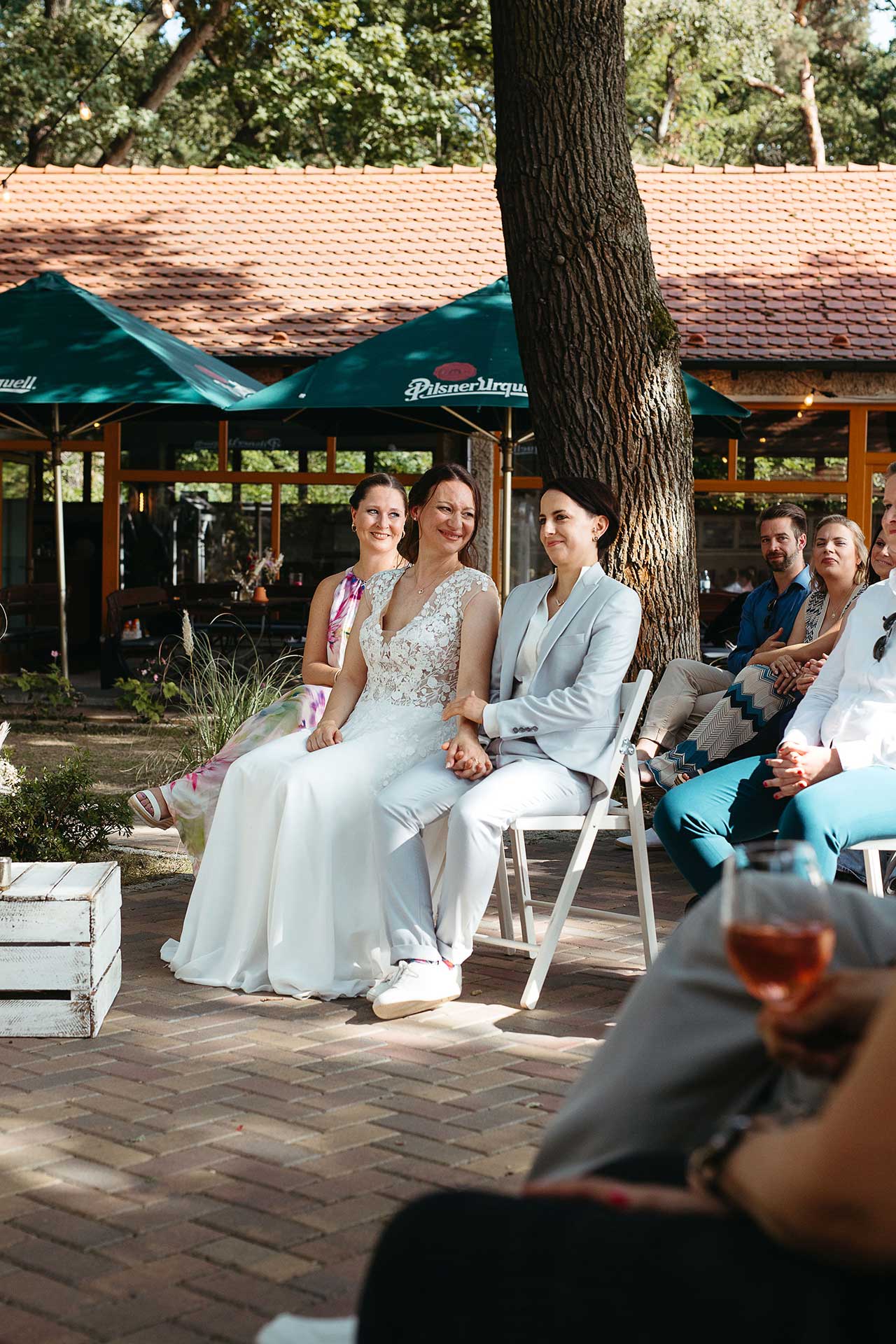 Freie Trauung am Wasser Strandbad Wendenschloss