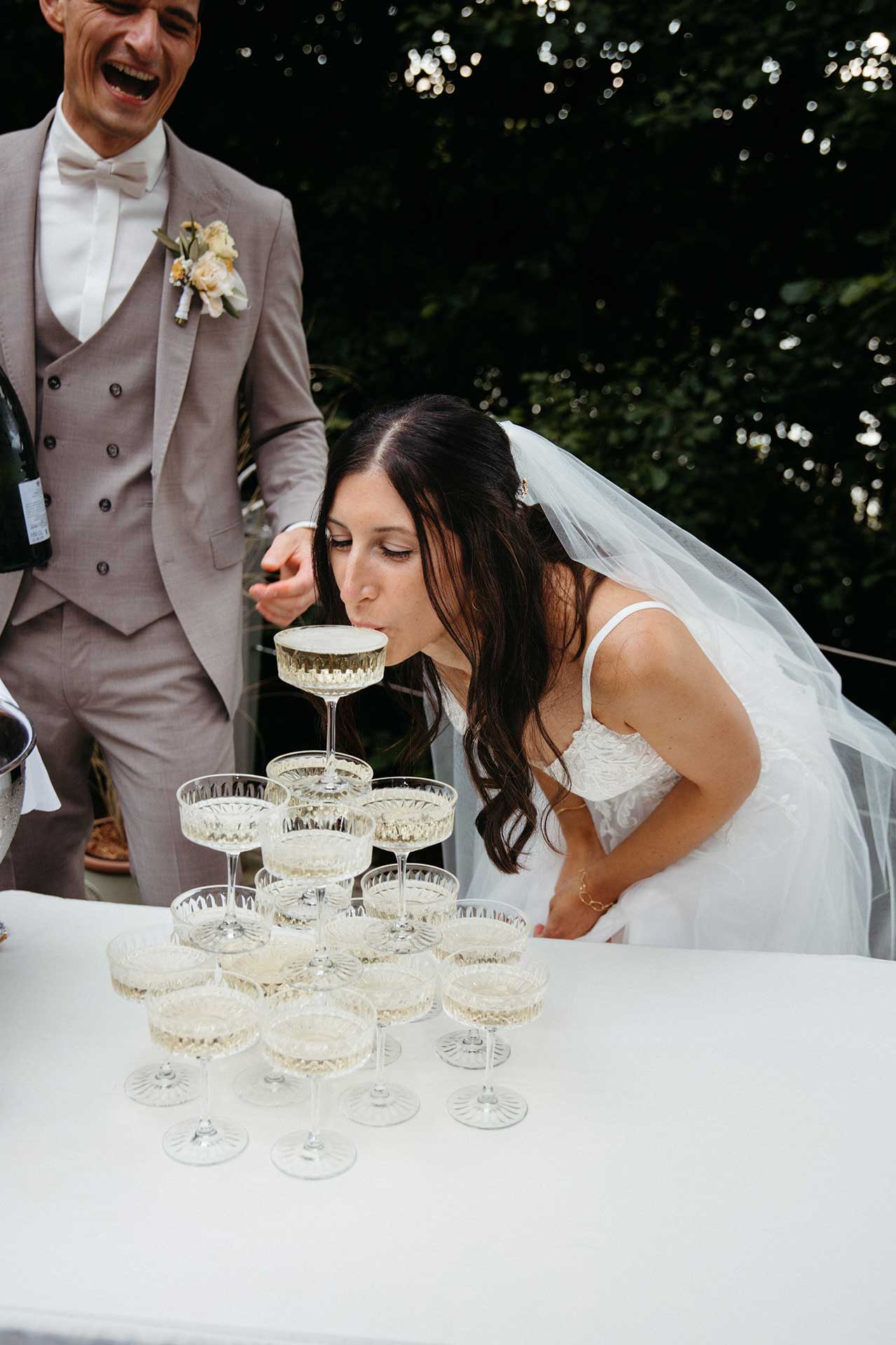Feierlicher Moment im Seehaus Liebenberg