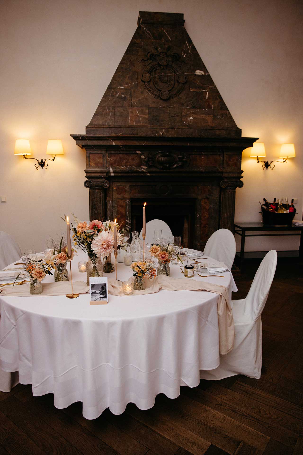 Festliches Hochzeitsdinner im Seehaus Liebenberg